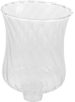 Cabilock Glaskugel Glühbirnenabdeckung Kerzenhalter Klare Sturmlampenabdeckung Öllampenkamin Ersatz Sturmlampen Für Kerzen Glas Öllampenkamin Vintage Öllampenabdeckung Transparent