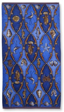 Pip Studio Little Sea Strandtuch blau 100x180cm (1 Stück)