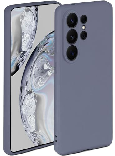 ONEFLOW Soft Case für Samsung Galaxy S26 Ultra Hülle aus Silikon mit Kameraschutz, Silikonhülle mit erhöhtem Schutz fürs Display, Backcover Schutzhülle, weiche Handyhülle, Blau Grau