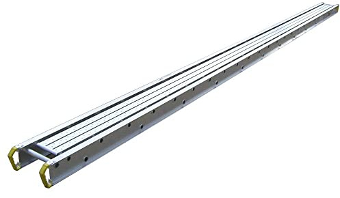 Werner 2424 500-Pound Duty Rating Two-Person Aluminum Scaffold Plank, 14-Inch Wide by 24-Feet Long