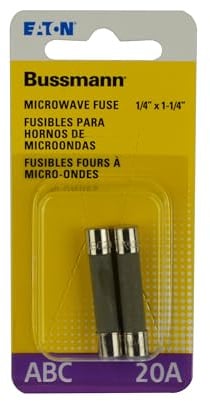 Bussmann 20A ABC Ceramic Tube Electronic Fuse (2-Pack) - 1 Each