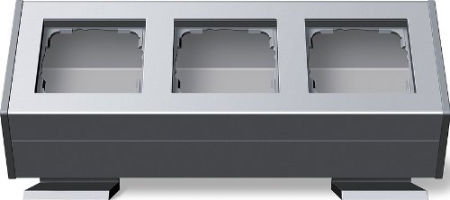 Gira 119326 Profil 55 3-fach aluminium