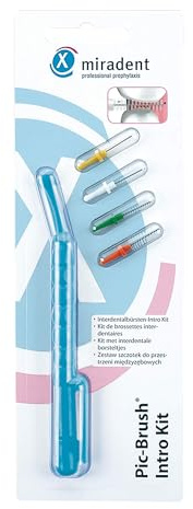 Miradent Pic-Brush Intro Kit blau-transparent, 1 St