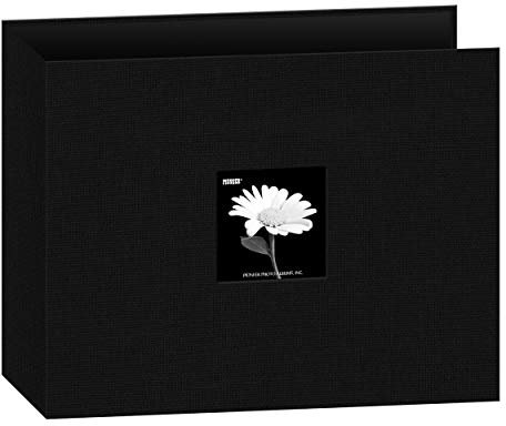 Pioneer 12 x 12-inch Fabric 3-Ring Binder Album, Black