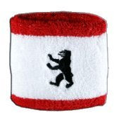 Flaggenfritze® Schweißband Deutschland Berlin, 2er Set