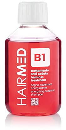 HAIRMED - Shampoo professionale per capelli senza siliconi e parabeni - Shampoo Anticaduta B1-200ml