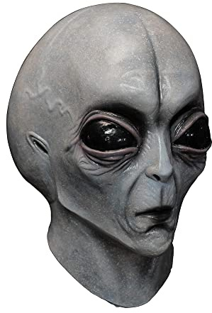Area 51 Alien Adult Grey Mask for Halloween