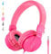 ONTA® Cuffie per Bambini, Pieghevoli Leggere On Ear Auricolari per Bambini Ragazzi e Ragazze, Comode Audio Cuffie per Bambina per Cellulare/Smartphone/Tablet/ Mp3 - Rosa
