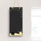 Chalkboards UK Honey Bees Kreidetafel mit Seil/Tablett und Kreide, Holz, Schwarz, 60 x 26,5 x 1 cm