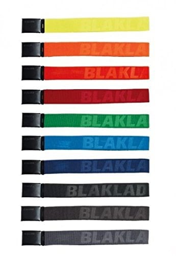 BLÅKLÄDER Blakläder mehrfarbige Gürtel mit Metallschnalle, Farbe:gelb