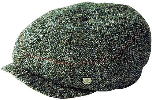 Failsworth Carloway Mütze aus 100% Wolle Harris Tweed Gr. 7.25, Muster 2012 - Grau