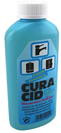 Cura Cid Wassertein/Kalklöser Profi Spezialreinigungsmittel 250 ml einfache Anwendung