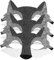 NUOBESTY 3PCS Feutre Loup Masques Moitié Du Visage Animaux Masques Dress Up Costume pour Enfants Party Favors ActivitéS Scolaires Et Jeux