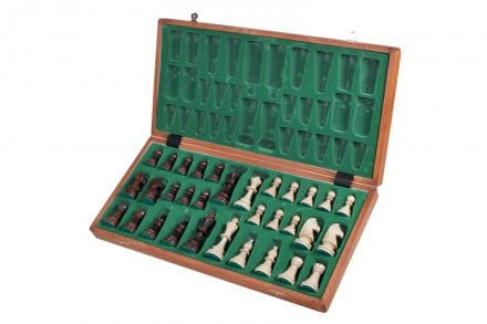 Wooden Tournament Chess Set with Wooden Board and Chess Pieces - Chessmen - European (21 (52cm) - No.6)