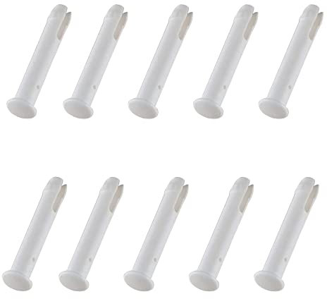 YUNCHONGuk 10 Pack Plastic Pool Joint Pins, Swimming Pool Joint Pins,Prism Frame Pools Replacement Parts,Plastic Replacement Pool Joint Pins for Frame & Pool Intex Pool Replacement Parts