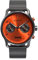 DeTomaso SORPASSO BRIVIDO Grau Orange Herren-Armbanduhr Analog Quarz Mesh Milanese Grau