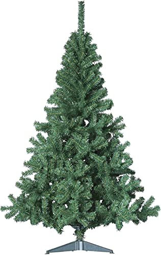 TIENDA EURASIA® Arbol de Navidad - Arbol Navidad de Plastico Color - Altura - Arboles de Navidad Frondosos (120 cm, Verde)