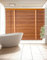 Blackout Holzjalousien 5cm Lamellen Innenräume, Holz Fenster Jalousien, Wärmedämmung Fenster/Büro Dekoration, Gefiltertes Licht Horizontal Jalousien, Privatsphäre Holz Jalousien,Braun,120Wx240L(cm)