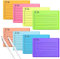 400 Blatt To Do Liste Haftnotizen, Klebezettel Linierte, Bunt Linierte Sticky Notes, Selbstklebende Notizen Planung für Planer Erinnerung, Tagesliste, Büro Zuhause Schule Büroplanung