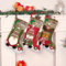 Gemszoo Personalisierte Weihnachtsstrümpfe, personalisierbar, mit Namen, Weihnachtsdekoration, großer Weihnachtsstrumpf, Geschenk, Strumpftasche (Stil 1 (3er-Pack)