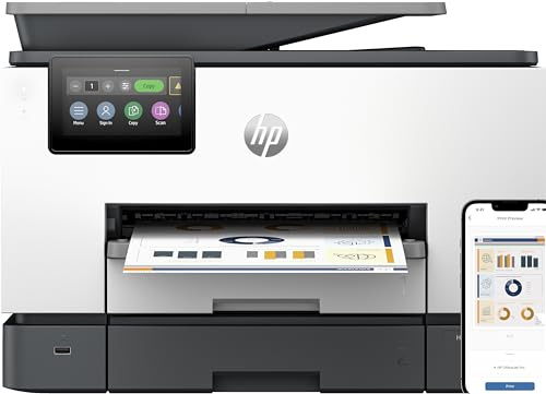 HP Officejet Pro 9130b Wired & Wireless Inkjet Multifunction Printer - Color - Cement