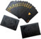 1 Deck Schwarzer Diamant Kunststoff Pokerkarten, Coole Plastikspielkarten, wasserdichte Spielkarten Pokerkarten (Black Diamond)