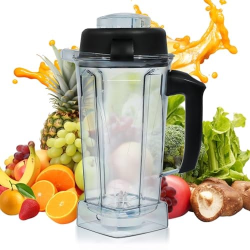 For Vitamix Blender Pitcher 64 oz Container Replacement with Blade and Lid