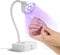 YOKE FELLOW Mini Nail UV Lamp - Gooseneck UV Nail Lamp for Gel UV Light for Nails with Auto Sensor Flash Cure Lamp Rechargeable with 2 Timers Nail Light for Gel x Lamp