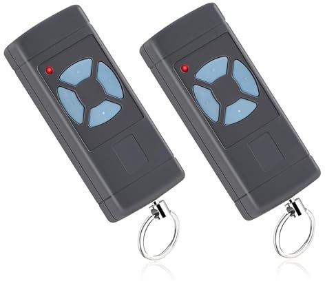 AKVF Telecommande pour HORMANN 868MHz Télécommande Porte Garage, Compatible avec Hormann HSE4-868, HSE2-868, HSM4-868, HSM2-868, HS4-868, Lot de 2