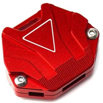 Porte-clés Moto en Aluminium Pour Triumph 1050 T955 Street Triple 600 675 Tiger 800 T100 T900 T800 T 100 120 900 CNC Porte-clés Coque Et Porte-clés Porte-clés(KC Red)