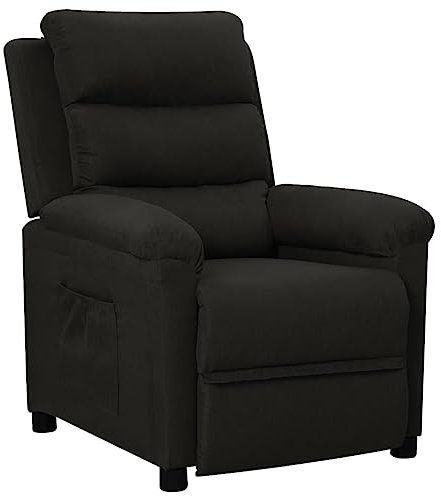 Xichuzi Poltrona Reclinabile Nera in Tessuto,Poltrona Relax,Poltrona Reclinabile TV,Poltrona TV Relax,Poltrona Reclinabile Soggiorno-342341
