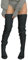 Femmes Cuissardes Longs Bas sur Genou Chaussettes Cosplay Festival Bas Halloween Bas Enfant Rose Fluo