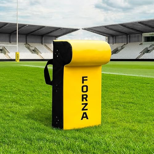 FORZA Rugby-Tacklingschild mit oberem Keil | Robustes Kontakt-Trainingsschild für Rugby – wasserdichte Abdeckung und verstärkte Nähte – Mini, Jugend und Senior