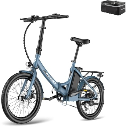 Fafrees F20 Light 20 Zoll Klapprad E-Bike, 20Ah Akku bis 100km Reichweite, 250W Elektrofahrrad für Stadt Pendler