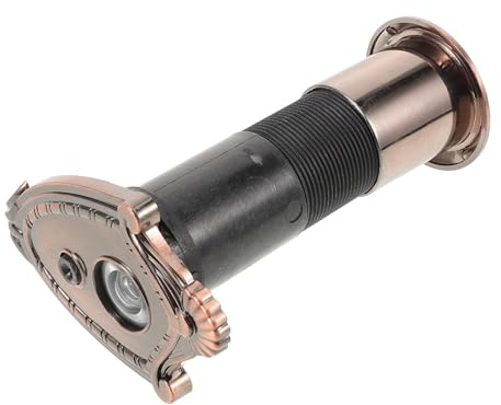 Ciieeo Oculaire de Porte Sonnette Intégrée Visionneuse Œil de Porte 35 Mm Angle de Vue 90-110 Mm Protection Vie Privée pour D’entrée et Appartement Installation Facile Sécurité Renforcée
