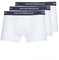 Emporio Armani Herren Mens Basic - Essential Core Logoband 3-pack Boxer Retroshorts, Weiß, L EU