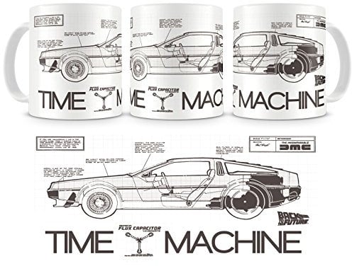 SD TOYS Harry Potter Back TO The Time Machine Tazza Ceramica Torna al Futuro, 0, Bianco, 1 unità (Confezione da 1)