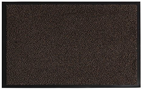 HT F&S Mars Fußmatte für den Innen- und Außenbereich, strapazierfähig, waschbar, 60 x 80 cm, Farbe bromiert