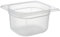 APS GN 1/6 - Contenitore in Polipropilene, 1,5 l, 17,6 x 16,2 cm, Altezza 10 cm