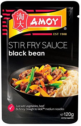 Amoy Directamente Al Wok Aromática Salsa De Frijol Negro De Salteados (120g) (Paquete de 2)