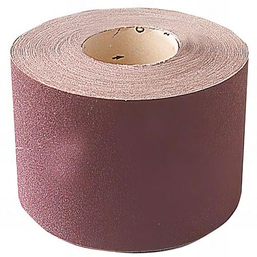 Rouleau toile souple largeur 50 mm longueur 25 m Grain 40 poncage bois Peinture Métal Plastique
