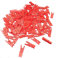 Bluelans® Lot de 100 mini pinces à linge colorées en bois Rouge