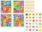 Creative Converting 329378 Show Your Emojions Match the Emoji-Bingo-Spiel, 21,6 x 15,2 cm