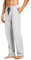 baleaf Breite Jogginghose Herren Baumwolle Freizeithose Gerades Bein Sporthose Herren Lang mit Taschen Hellgrau XL