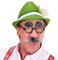 NET TOYS Witzige Brille Alter Mann mit Nase, Bart & Augenbrauen - Schwarz - Originelle Unisex-Gesichtsmaske Groucho - Genau richtig für Fasching & Oktoberfest