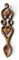 Dwynwen Love Spoon - Free Engraving of Names & Date on Welsh Love Spoons