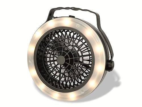 LED-Campingleuchte mit Ventilator GRUNDIG, 12 LEDs