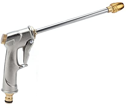 Plplaaoo Hochdruckpistole für Gartenschlauch, Metall Hochdruckdüse mit 3 Sprühmodi – Hochdruck Wasserpistole für Autowäsche, Gartenbewässerung & Terrassenreinigung