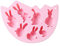 Ostern Silikonform Osterei Hasenform 3D Osterdeko Osterhase Silikon Form Schokolade Kuchenform Hase Schokoladenform Backform zum DIY Ostern Kaninchen Motivbackform für Party Ostern Geschenk