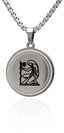 LaraZeidler Berlin Damen Herren Kette Edelstahl mit Sternzeichen Tierkreis Sternbild Zodiac Anhänger individuelle Kettenlänge wählbar.